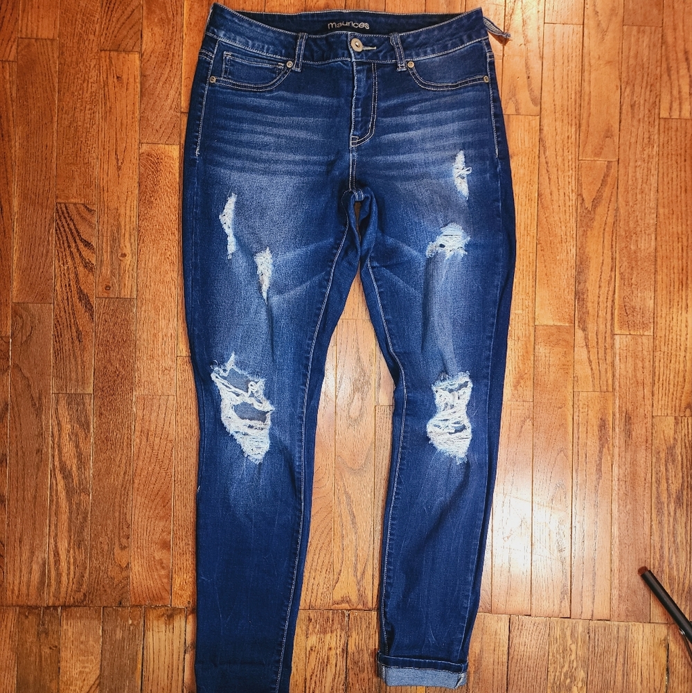 Maurices mid-rise jeans size M-L